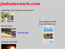 Tablet Screenshot of jimhateswork.com